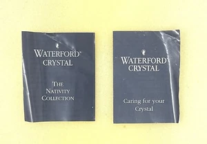 Waterford Set Natività Cristallo Sacra Famiglia Maria Giuseppe e Gesù Bambino! - Foto 1 di 10