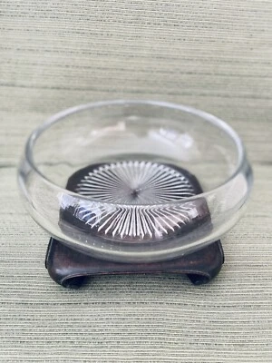 Antique Victorian Glass Fish Bowl  England 8 Inches, Stand Not Included - Image 1 of 3