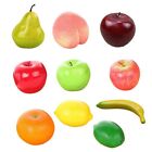 Realistic Plastic Fruit Assortment Colorful Fruits for Storefront Adornment