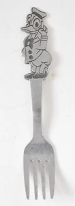 Tenedor de acero inoxidable vintage Walt Disney por Bonny Donald Duck cubiertos Japón - Imagen 1 de 2