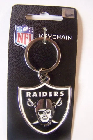 Raiders 3D NFL key chain Cover