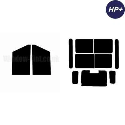 For Land Rover Defender 90 2-Door 03-14 Carbon Pre Cut Window Tint Full 2-ply - Image 1 of 4
