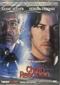 Chain Reaction - DVD - Keanu Reeves + Morgan Freeman + Fred Ward - Brand New - - Picture 1 of 3