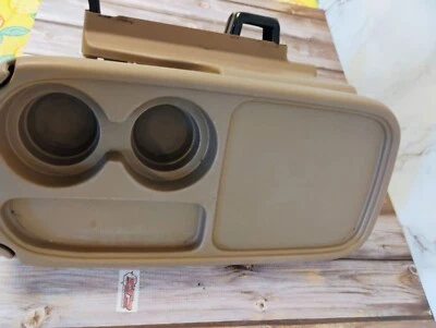 02-06 CRV Center table console, folding tray cup holder  Used OEM - Image 1 of 4