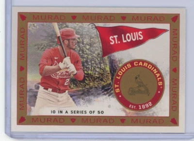 2021 Topps Allen & Ginter T51 Murad Reimagned #MR-10 Nolan Arenado St Louis MINT - Image 1 of 2