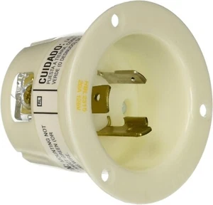 Hubbell HBL2315 20A Flanged Twist-Lock Inlet 2P 3W 125Vac L5-20P Wt - Picture 1 of 1