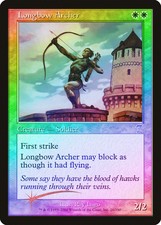 Longbow Archer FOIL 7th Edition NM White Uncommon MAGIC MTG CARD ABUGames