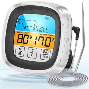 Thermometer Digitales Fleischküche Sofortlesung Timer LCD-Display - Bild 1 von 8