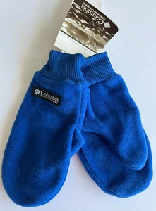 Columbia Mt. Hood Fleece Mittens, Youth Size XL, Color Blueridge, New - Picture 1 of 4