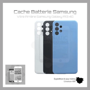 Coque couvercle cache batterie dos vitre pour Samsung Galaxy A13 4G avec Logo - Foto 1 di 4