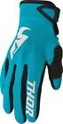 THOR Women's Sector MX Motorcross Gloves Aqua/Black/White 2023 Model