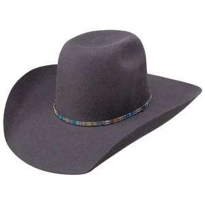 RESISTOL SILVER SMOKE HOOEY 6X FELT HAT RWSLSM-904253 - Picture 1 of 4