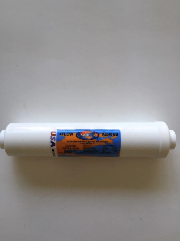 WATTS 560010 OMNIPURE K2540 BB IN-LINE CARBON FILTER  10 X 2 1/4" THREADED ENDS - Image 1 of 1