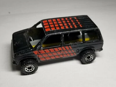 Винтажный оригинальный редкий 1985 спичечный коробок паразиты 1980-х игрушка черный красный литой фургон - Изображение 1 из 4