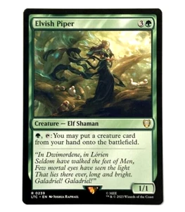 MTG Elvish Piper Tales of Middle-earth Commander 239 Pack Fresh - Picture 1 of 2