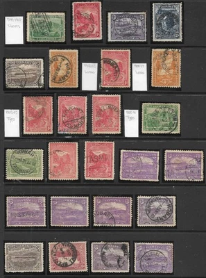 TASMANIA. 1899-11.  Una selección de 25 números pictóricos. Estado generalmente fino Foto 1 de 2