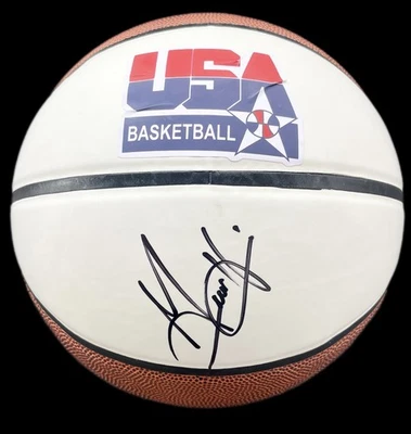 Grant Hill Signed Autographed Team USA Basketball Duke Blue Devils Psa/Dna Coa - Image 1 of 2
