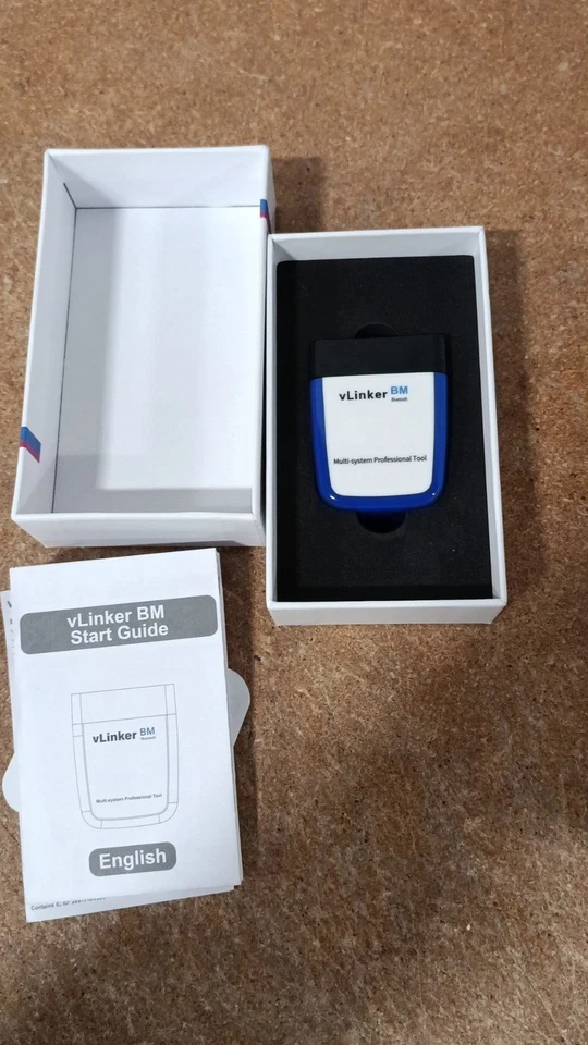 Usado Vgate vLinker BM Bluetooth OBD2 Lector de Código para Android Escáner de Diagnóstico Foto 1 de 1
