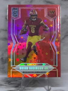 2025 Donruss Elite Brian Robinson Jr. Red Aspirations/499 Washington Commanders - Picture 1 of 3