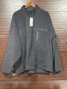 Uniqlo Fleece Half-Zip Oversized Pullover Men’s 3XL Dark Gray New Sweater Jacket - Picture 1 of 11