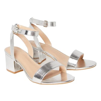 Dorothy Perkins - Sandalias Tommi Barely There Tacón Bloque Medio para Mujer - Imagen 1 de 3