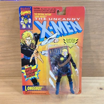 Figura de acción The Uncanny X-Men Longshot 5" de colección 1993 ToyBiz Foto 1 de 2