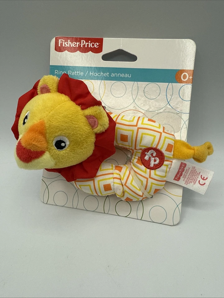 Fisher Price Anillo León Sonajero Bebé Juguete NUEVO Foto 1 de 4