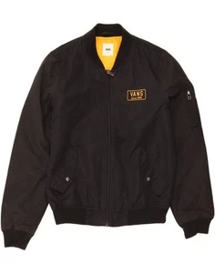 VANS Womens Bomber Jacket UK 6 XS Black Polyester JT13 - Picture 1 of 3