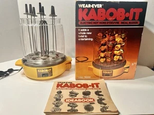 Wear Ever Shish Kabob It #74000 Macchina per pasti elettrica antipasti caldi. Testato! - Foto 1 di 9