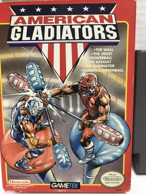 American Gladiators Nintendo NES completo na caixa - Imagem 1 de 4
