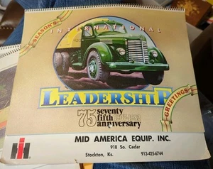 Vintage International Harvester 1982 75th Anniversary Calendar - Picture 1 of 7