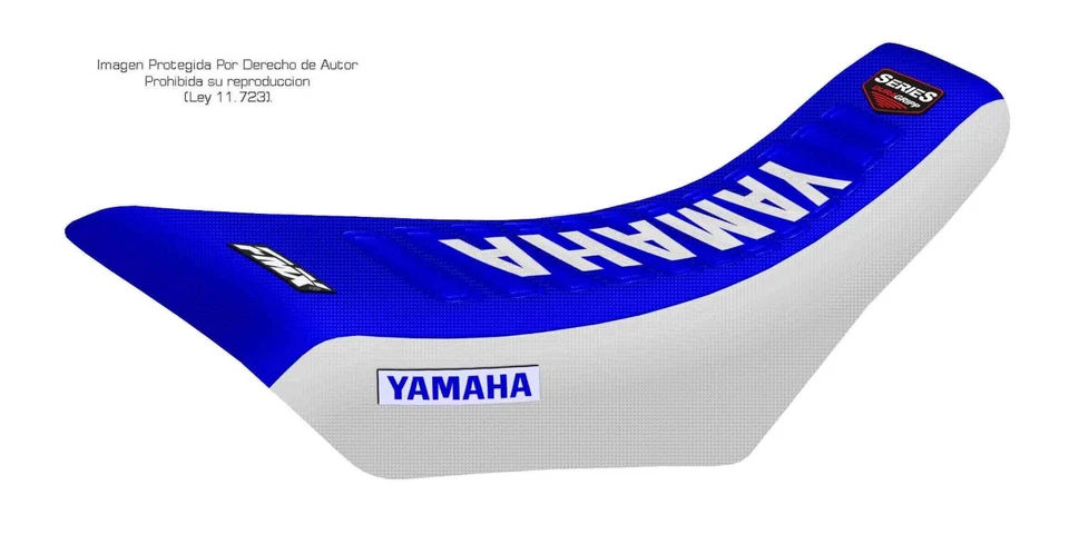 Funda de asiento serie FMX azul y blanco para Yamaha YZ 80 1993 a 2001 - ENVÍO GRATUITO Foto 1 de 1
