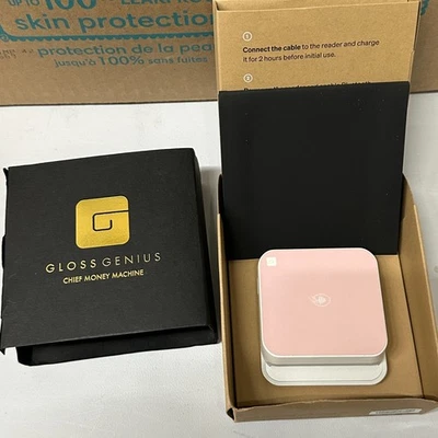 Gloss Genius Chief Money Machine Credit Card Reader Pink NEW - Image 1 of 4