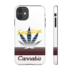 iPhone/Galaxy/Google Legalize Navy Indica Canna Tough Case - Picture 1 of 273