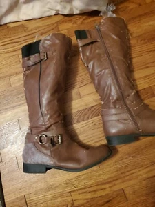 Women’s Faded Glory Riding Boots 8.5 - Picture 1 of 4