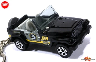 🎁 🇺🇸 🍁 RARE 🆕 KEYCHAIN BLACK JEEP WRANGLER CUSTOM Ltd Ed. 💕GREAT GIF💕🎄🎁 - Image 1 of 4