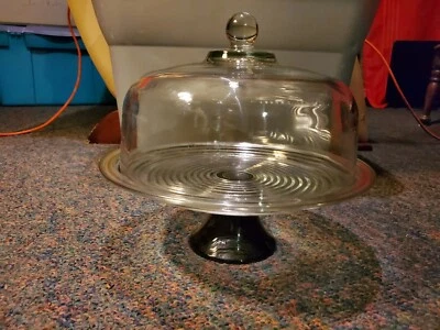 Glass Cake Container - Image 1 of 4