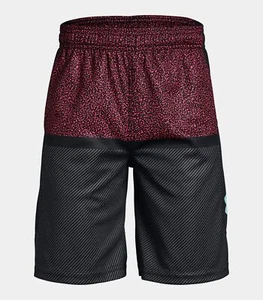 New Under Armour Boys Basketball Baseline Shorts MSRP $30.00 - Picture 1 of 4