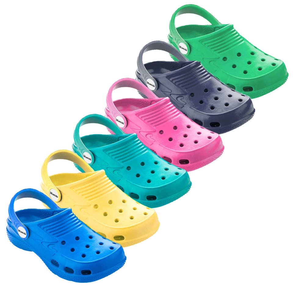 3Kamido clogs kinder CROCO, hausschuhe kinder, badesandalen kinder
