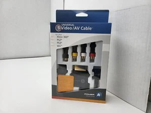NEW POWER A S-VIDEO/AV CABLE FOR THE SONY PLAYSTATION 2 & 3 PS2 PS3 #15B - Picture 1 of 11
