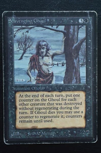 Magic The Gathering MTG SCAVENGING GHOUL Limited Edition Beta HP Played Damaged - Picture 1 of 2