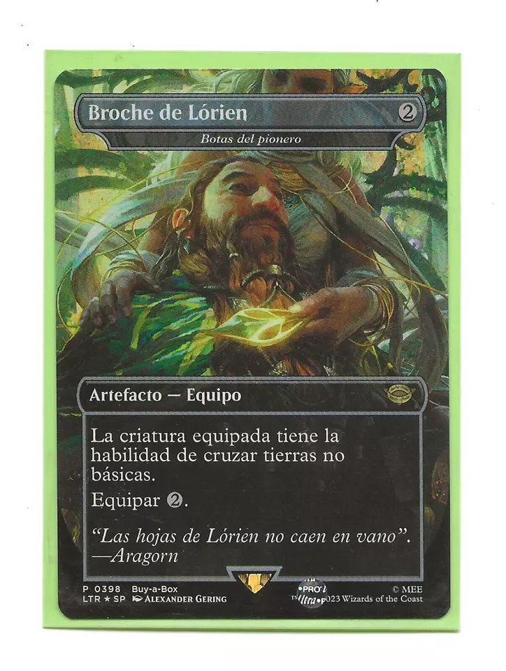 LORIEN BROOCH FOIL (Trailblazer's Boots) Magic Spanish MTG Broche de Lorien LOTR - Imagen 1 de 1