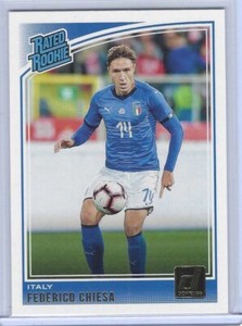 FEDERICO CHIESA 2018-19 PANINI DONRUSS RATED ROOKIE RC #192