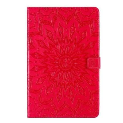 Funda con soporte para tarjetas de cuero flor para Samsung Galaxy Tab A A6 A7 S5e S6 Lite Foto 1 de 4