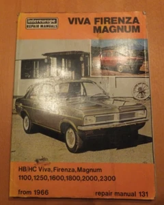Vauxhall Viva HB & HC Intereurope Workshop Manual, Firenza & Magnum, 1100 - 2300 - Picture 1 of 21