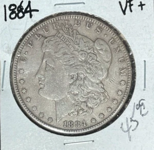 1884 MORGAN SILVER DOLLAR ~ VF+ ~NICE COIN~ - Picture 1 of 2