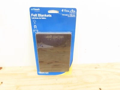 Hoja de fieltro autoadhesiva para muebles cortada en cualquier forma hojas de 3-1/2" x 6" x 2 Foto 1 de 3