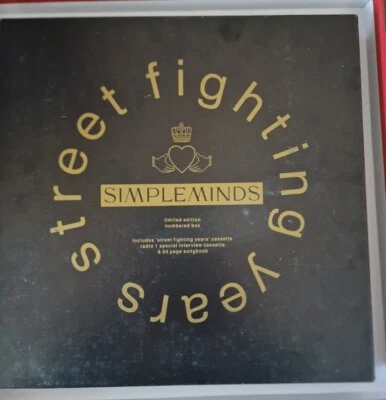 RARE :SIMPLE MINDS Street Fighting Years. Cassette BOX SET 1989 #09141 - Image 1 of 4