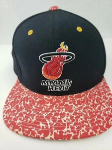 Miami Heat Snapback Hat Cap "Full Court Press" by Mitchell & Ness NBA Caps  - Picture 1 of 8