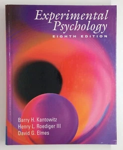 Experimental Psychology, 8th ed., by Kantowitz, Roediger & Elmes, Hardcover NEW - Imagen 1 de 4